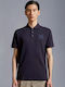 Moncler Men's Short Sleeve Blouse Polo dark blue