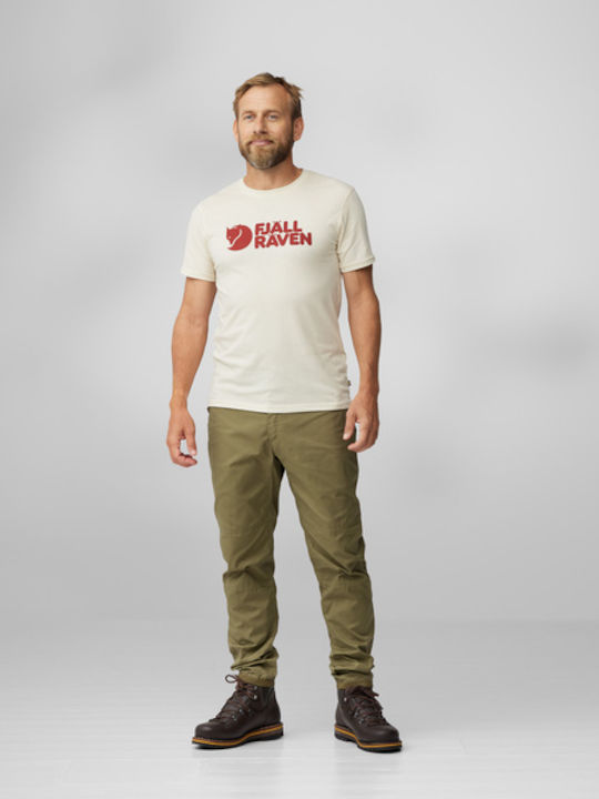 Fjallraven Logo T-shirt Chalk Rose