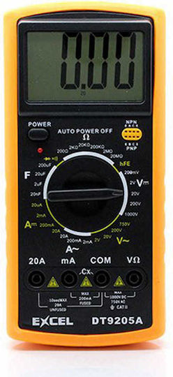 VS NT DT9205A Multimetru digital RMS real cu Buzzer cu Măsurare AC / DC / Rezistență / Capacitate / Temperatură