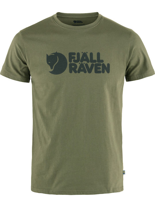 Fjallraven Logo T-shirt Laurel Green