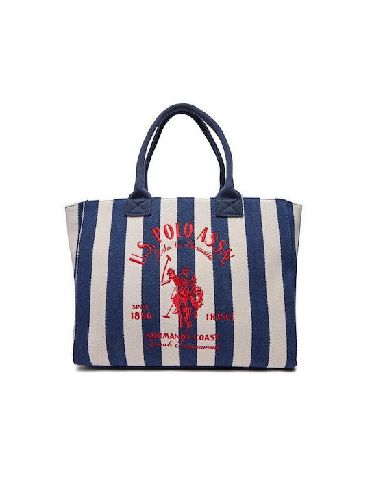 U.S. Polo Assn. Γυναικεία Τσάντα Shopper Navy Μπλε