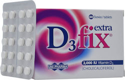 UNI-PHARMA D3 Fix Extra 2000 IE 60 Tabletten UNI-PHARMA D3 Fix Extra 2000 IE 60 Tabletten