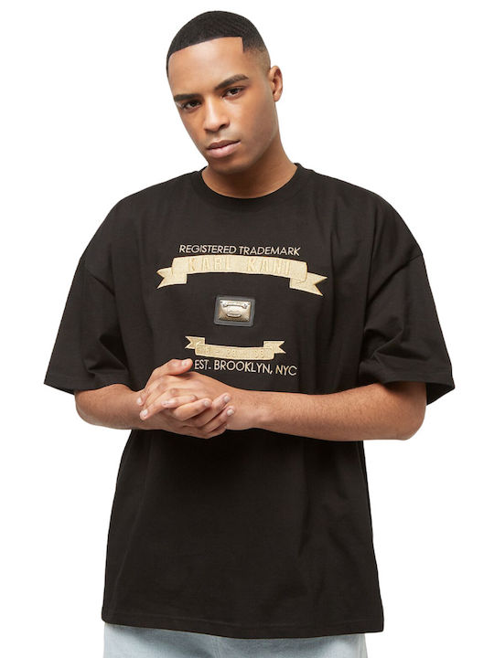 Karl Kani T-shirt Bărbătesc cu Mânecă Scurtă BLACK