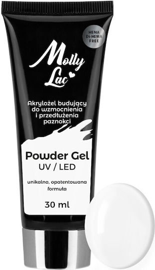 Molly Lac Гел Гел за изкуствени нокти Розов 30мл