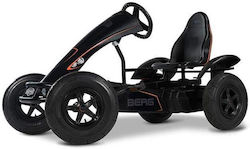 Kids Foot-to-Floor Go Kart One-Seater with Pedal Black