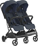 Inglesina Twin Sketch Double Stroller Suitable from 6+ Months Navy 12.5kg