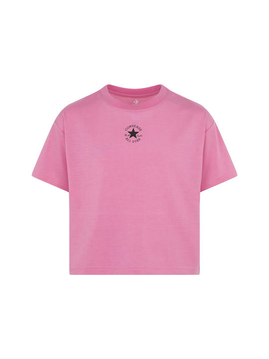 Converse Kids T-shirt Pink Chuck Patch