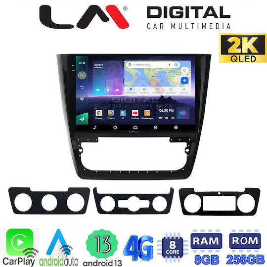 LM Digital Ηχοσύστημα Αυτοκινήτου για Skoda Yeti 2014> (Bluetooth/USB/WiFi/GPS/Apple-Carplay/Android-Auto)