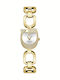 Guess Women's Watch Chronograph with Gold Metal Bracelet
