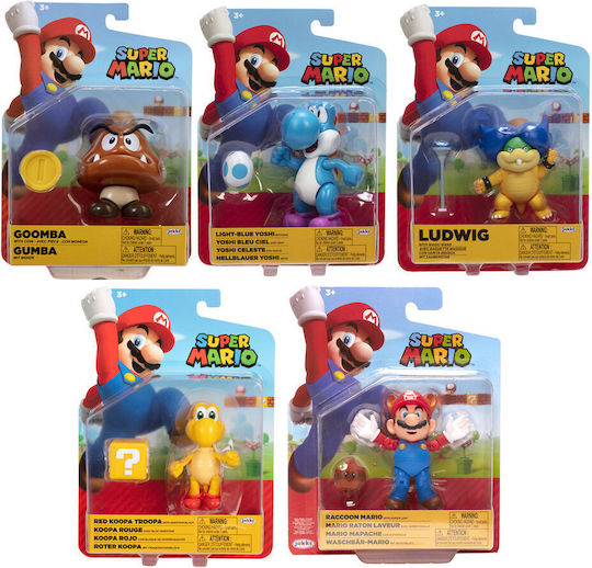 Jakks Pacific Super Mario 10εκ. (Διάφορα Σχέδια)