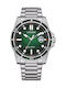 Citizen Herrenuhr 41.5mm Batterie mit Gray Metallarmband