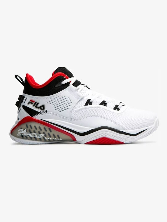 Fila Kwickmax Viz Energized Висока Баскетболни обувки Бели