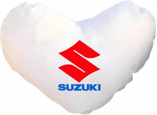 Takeposition Μαξιλάρι Καναπέ I Love Suzuki Λευκό 40x40εκ.
