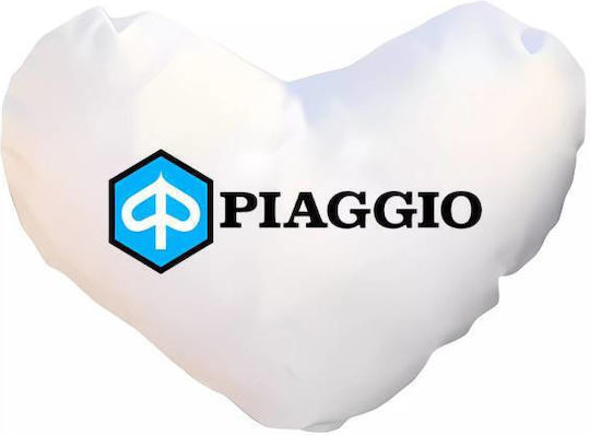 Takeposition Sofa-Kissen I Love Piaggio Weiß 40x40cm