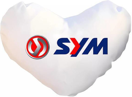 Takeposition Μαξιλάρι Καναπέ I Love Sym Λευκό 40x40εκ.