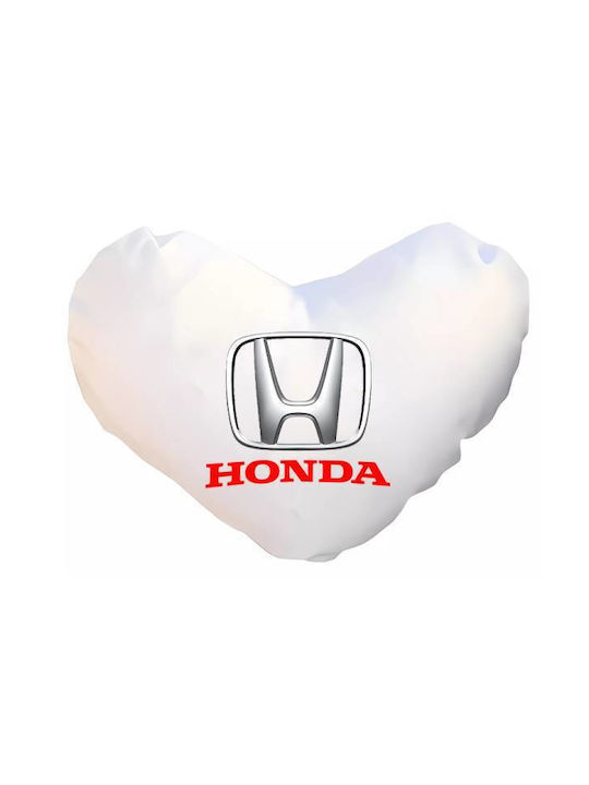 Takeposition Μαξιλάρι Καναπέ I Love Honda Λευκό 40x40εκ.