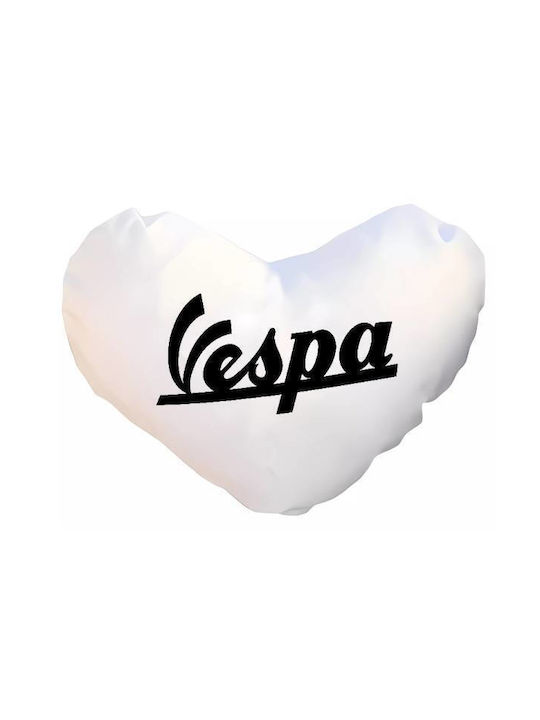 Takeposition Μαξιλάρι Καναπέ Vespa Λευκό 40x40εκ.