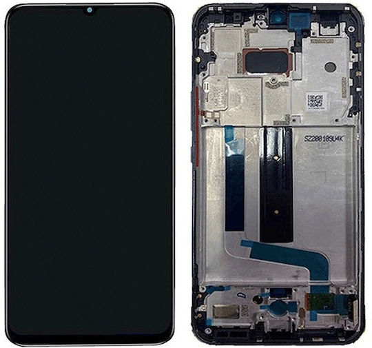 Xiaomi Οθόνη με Μηχανισμό Αφής και Πλαίσιο για Xiaomi Mi 10 Lite (Cosmic Grey Tarnish)