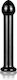 Boss Of Toys Dildo din sticlă Negru 18cm