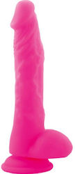 Boss Of Toys Realistisches Dildo mit Hoden und Saugnapf Fuchsie