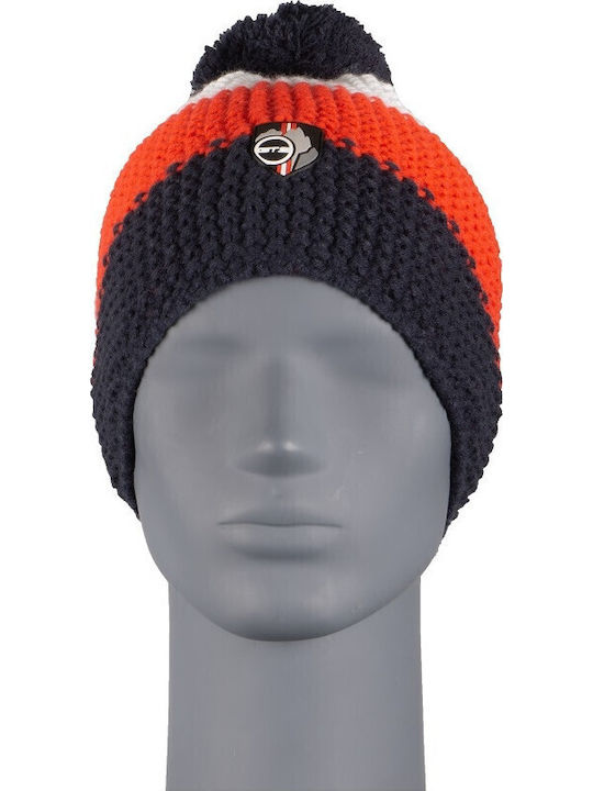 Pom Pom Beanie Unisex Beanie in Roșu color