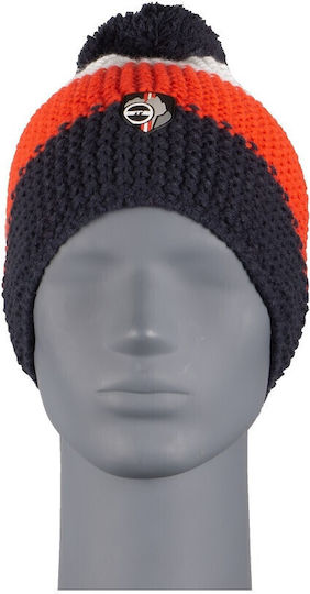 Pom Pom Beanie Unisex Beanie in Roșu color