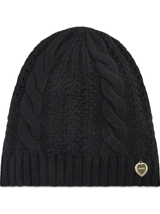 Beanie Unisex Beanie Knitted in Black color