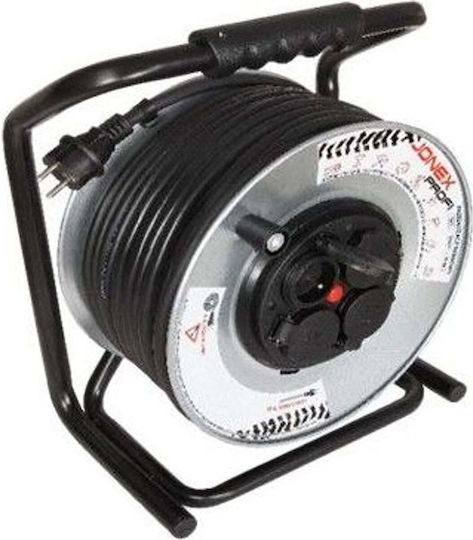 Jonex Waterproof Extension Reel Cord 25m Black