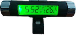 Car Thermometer and Clock Digital Instrument