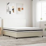 vidaXL King Size Orthopedic Mattress 180x200x21cm with Springs