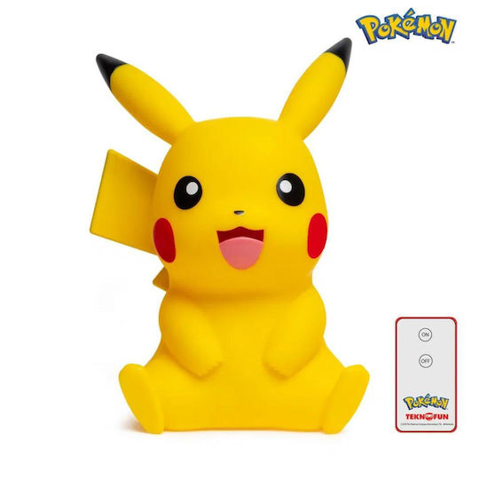 Teknofun Lampă decorativă pentru copii Pikachu Galben