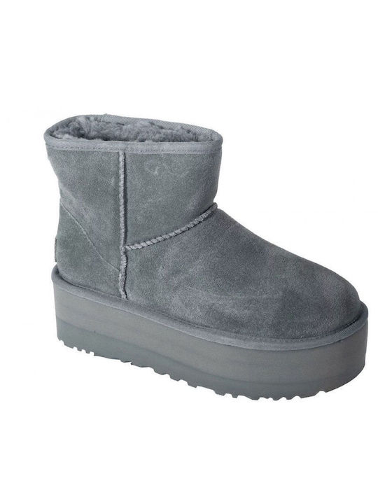 UGG Класически Мини Платформи Кожени Дамски Бот...