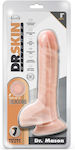 Blush Dr. Skin Dr. Mason Realistic Dildo with Scrotum & Suction Cup Vanilla 23cm