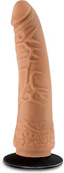 Blush Lock On Hexanite Glass Dildo With Suction Cup Mocha 19cm