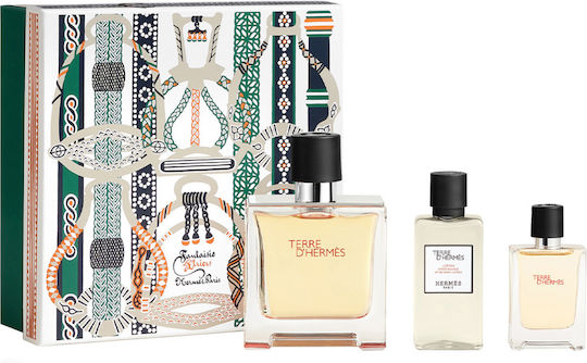 Hermes Terre D'hermès Ανδρικό Σετ με Eau de Parfum 3τμχ