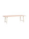 Garden Table for Small Outdoor Spaces Aluminum Gobar White 70x70x75cm