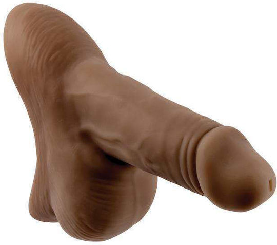 Gender X Stand To Pee Packer Ρεαλιστικό Dildo με Όρχεις Dark 13cm