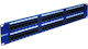 Emiter Patch Panel για Rack 2U 48 Θυρών Μπλε