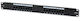 Techly Patch Panel για Rack 1U 19" 16 Θυρών cat5e Μαύρο