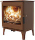 Charnwood Cranmore 7 Metallic Wood Stove 7kW Brown