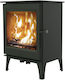 Charnwood Cranmore 5 Metallisch Holzofen 5kW Grün