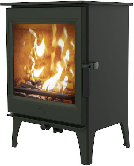 Charnwood Cranmore 5 Metallisch Holzofen 5kW Grün