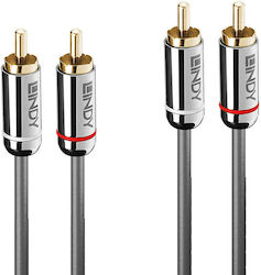 Lindy 35349 2x RCA Мъжки - 2x RCA Мъжки 10м Lindy 35349 2x RCA Мъжки - 2x RCA Мъжки 10м