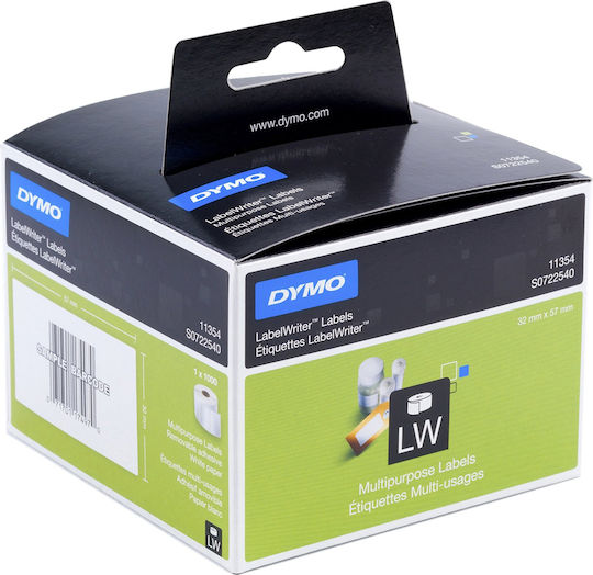 Dymo 11354 Selbstklebende Etikettenrollen 32x57mm 1Stück