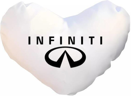 Takeposition Възглавница За Диван I Love Infiniti Бяла 40x40см