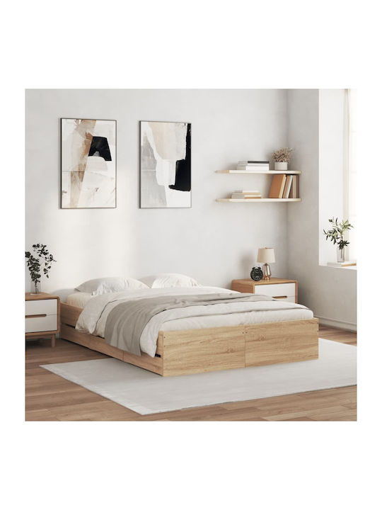 Halbgröße Holz-Bettunterlage Beige mit Lattenro...