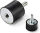 FFM84040 Anti-Vibrations-Montage M8 40x40 Schraube 23mm - Innengewinde