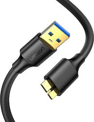 Regulär USB 3.0 auf Micro-USB-Kabel Schwarz 0.5m 1Stück