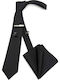 Legend Accessories Set de Cravată pentru Bărbați Monocromie în Culorea Negru