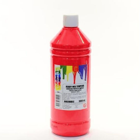 Colorfix Ready Mix Τέμπερα Ζωγραφικής Crimson Red σε Μπουκάλι 1000ml